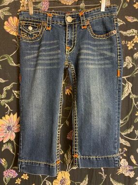 True Religion - Stitch Capri Jeans